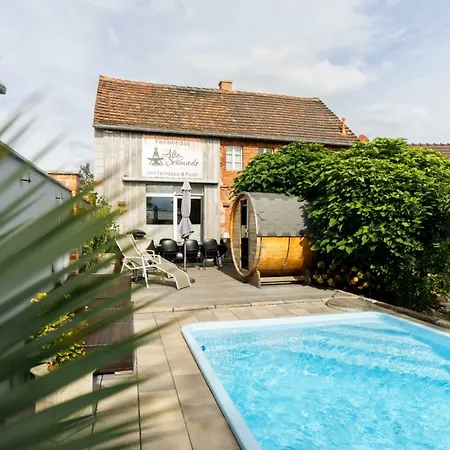 Alte Schmiede Mit Sauna, Pool Und Whirpool Im Aussenbereich Schoenstes Der Lausitz * Elsterheide