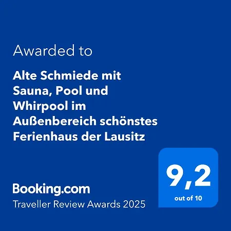Alte Schmiede Mit Sauna, Pool Und Whirpool Im Aussenbereich Schoenstes Der Lausitz بيت للعطل Elsterheide